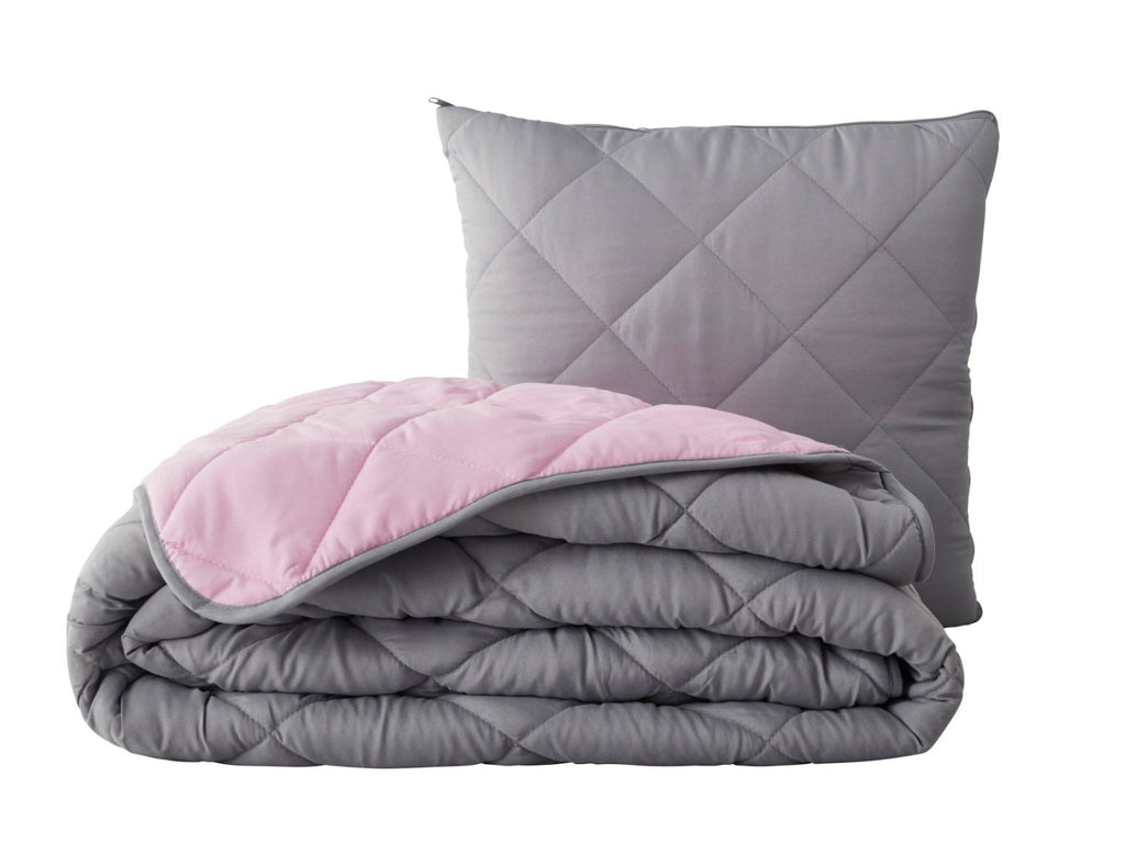 Magic Pillow – Grijs/Roze - Bedworld B.V.